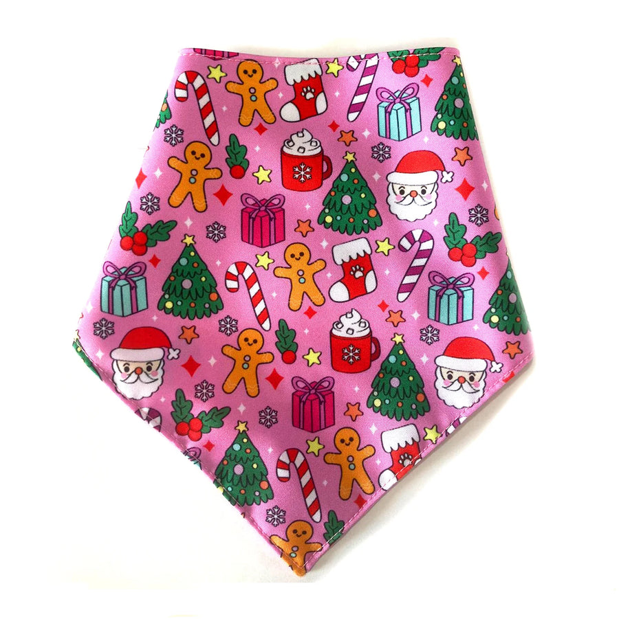 Bandana reversible Santa Baby