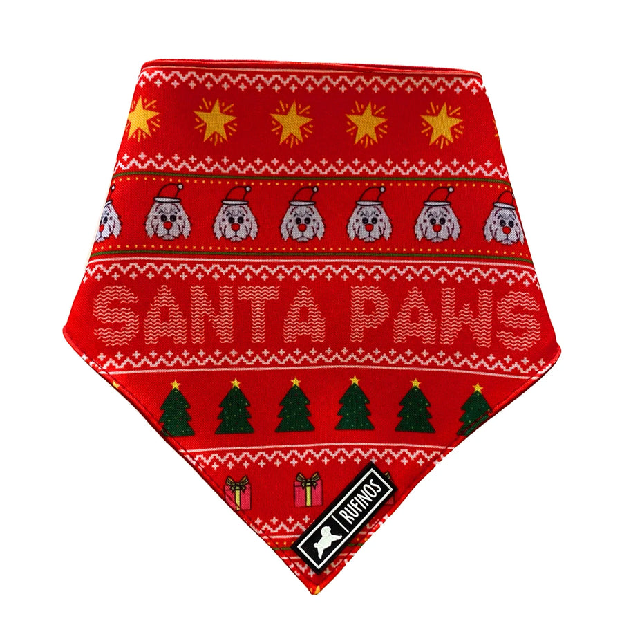 Bandana santa paws