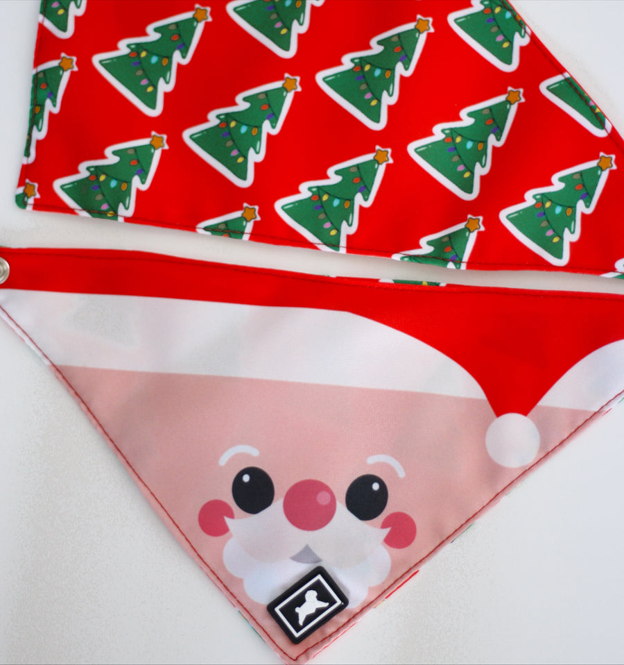 Bandana reversible Santa Clause