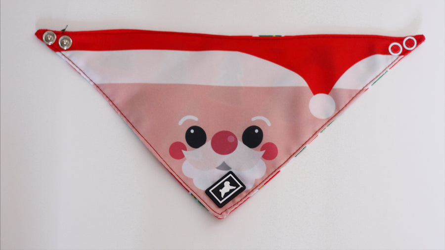 Bandana reversible Santa Clause